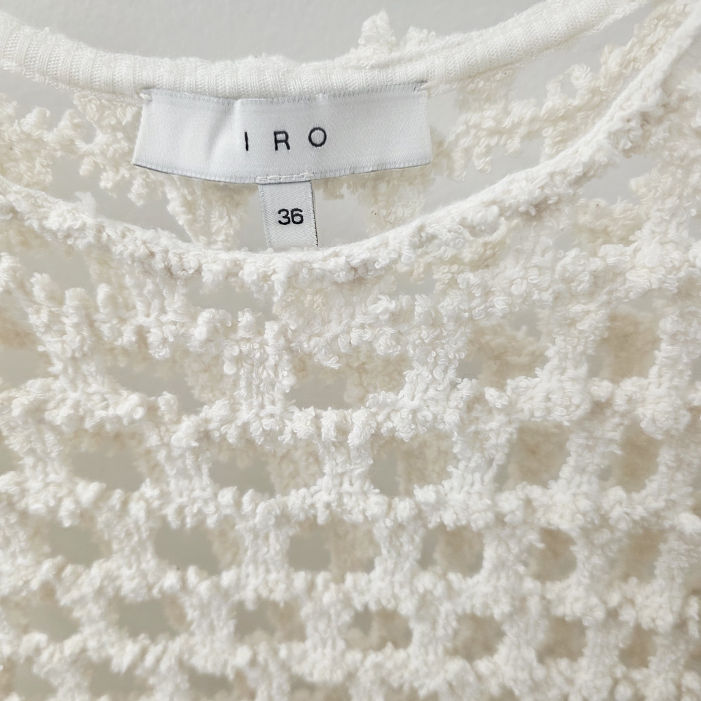 IRO Ivory Open-Knit Top - Picture 5 of 9